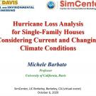 Hurricane loss analysis for single-family houses considering current and changing climate conditions
